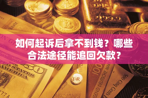 济南如何起诉后拿不到钱？哪些合法途径能追回欠款？
