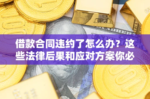 济南借款合同违约了怎么办？这些法律后果和应对方案你必须知道