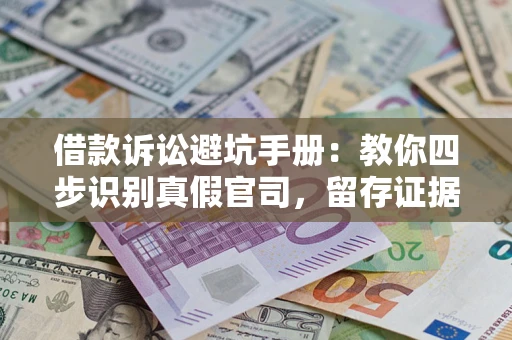 济南借款诉讼避坑手册：教你四步识别真假官司，留存证据不踩雷
