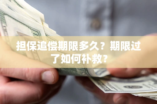 济南担保追偿期限多久？期限过了如何补救？
