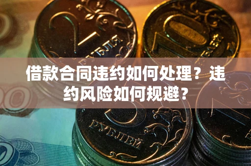济南借款合同违约如何处理？违约风险如何规避？