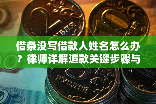 济南借条没写借款人姓名怎么办？律师详解追款关键步骤与证据链构建